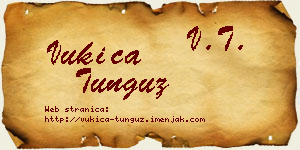 Vukica Tunguz vizit kartica
